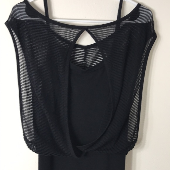 bebe black dress, size M, 98% rayon and 2% spandex - Picture 3 of 3